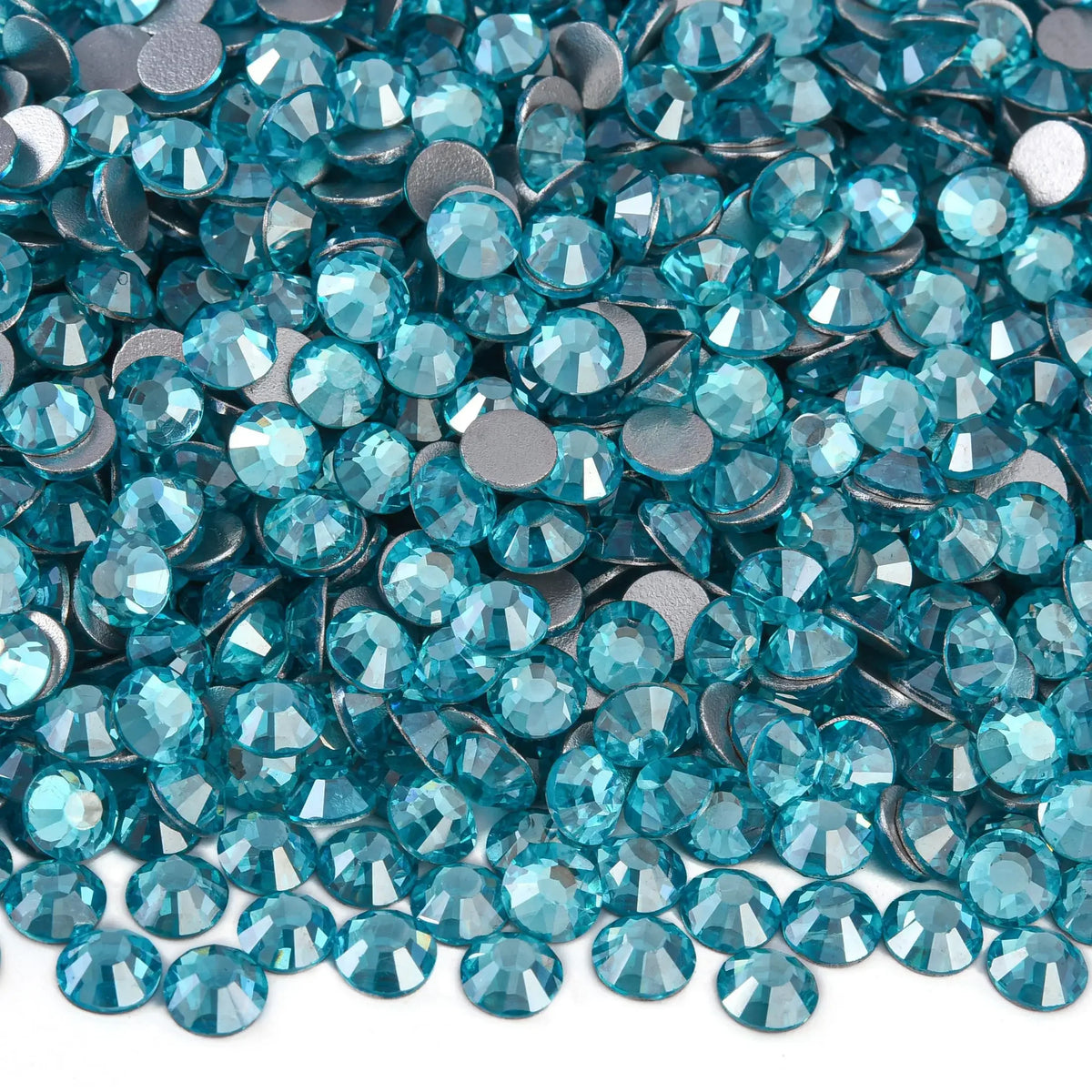 OLeeya SS6-SS30 Texture Blue Series Glitter Crystal Non Hotfix Rhinestones DIY Nails Strass Diamond For Dress Vestidos