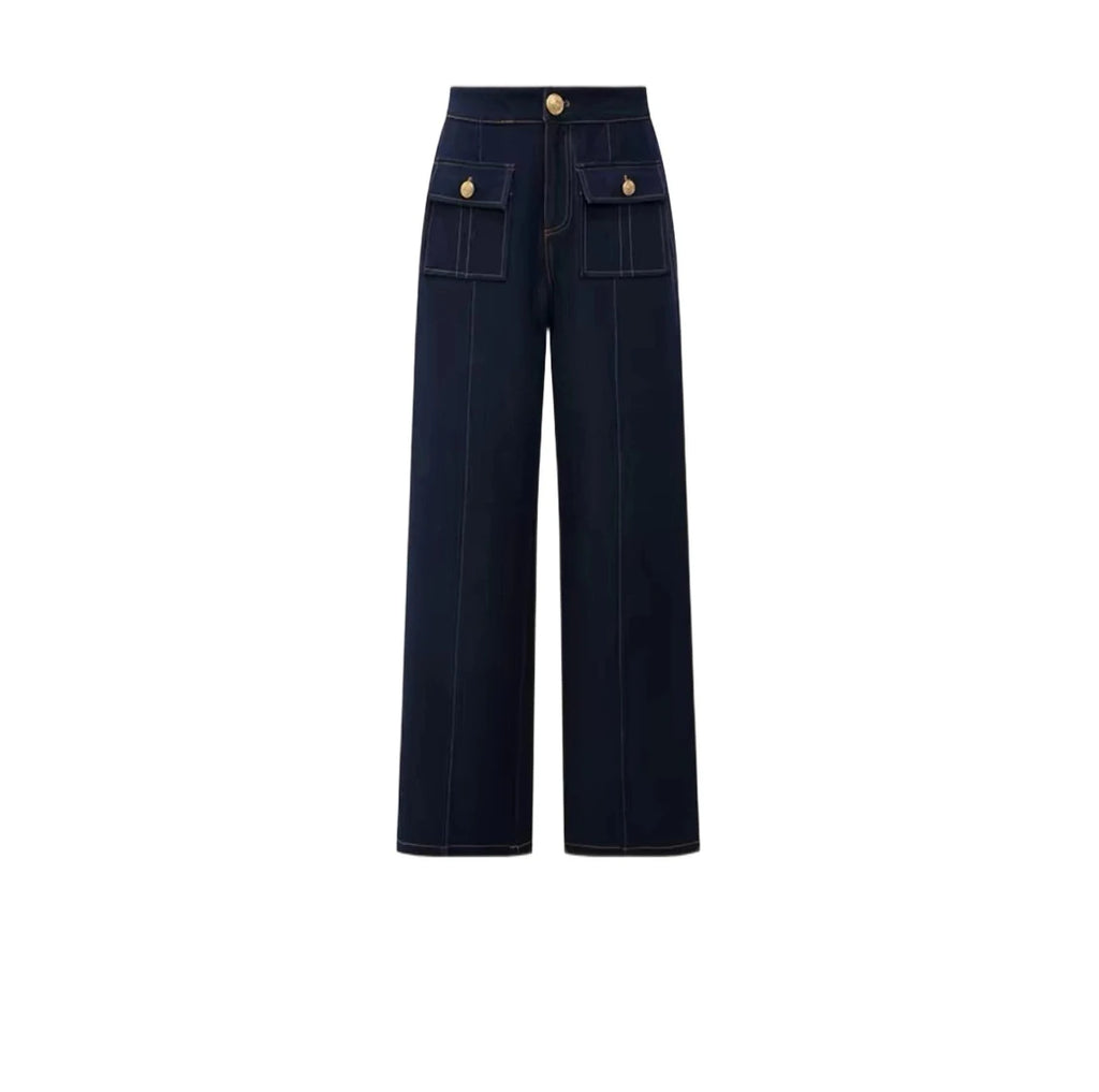 High-waisted denim shorts Y2k American dark blue women's 2026 spring and summer fashion hip-hop goth casual slim shorts