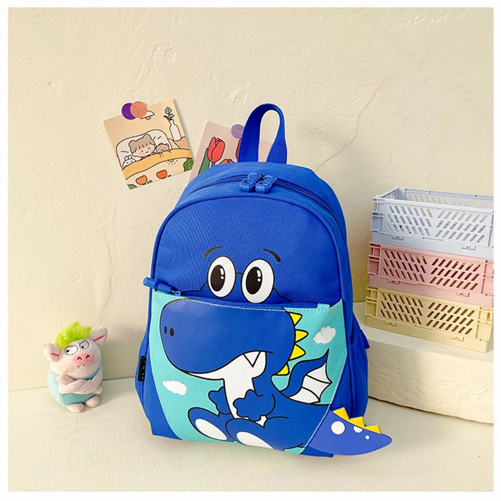 2023 New Kindergarten Backpack Personalized Name Children's Cartoon Dinosaur Cute Backpack Customized Children's Day Gift Bags