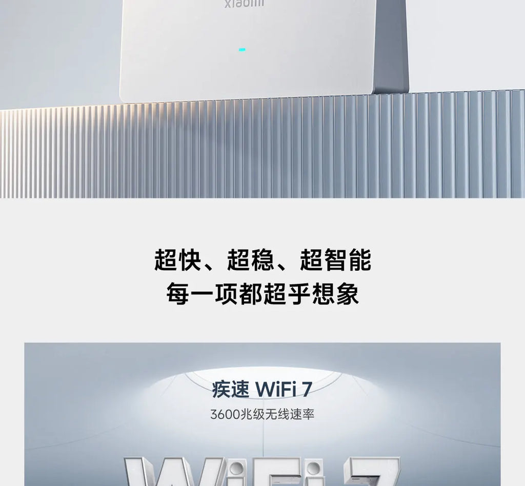 Xiaomi Router BE3600 Gigabit Version WiFi 7 2.4/5GHz Double Bands 160Mhz 3570Mbps Mesh Networking Gaming Acceleration