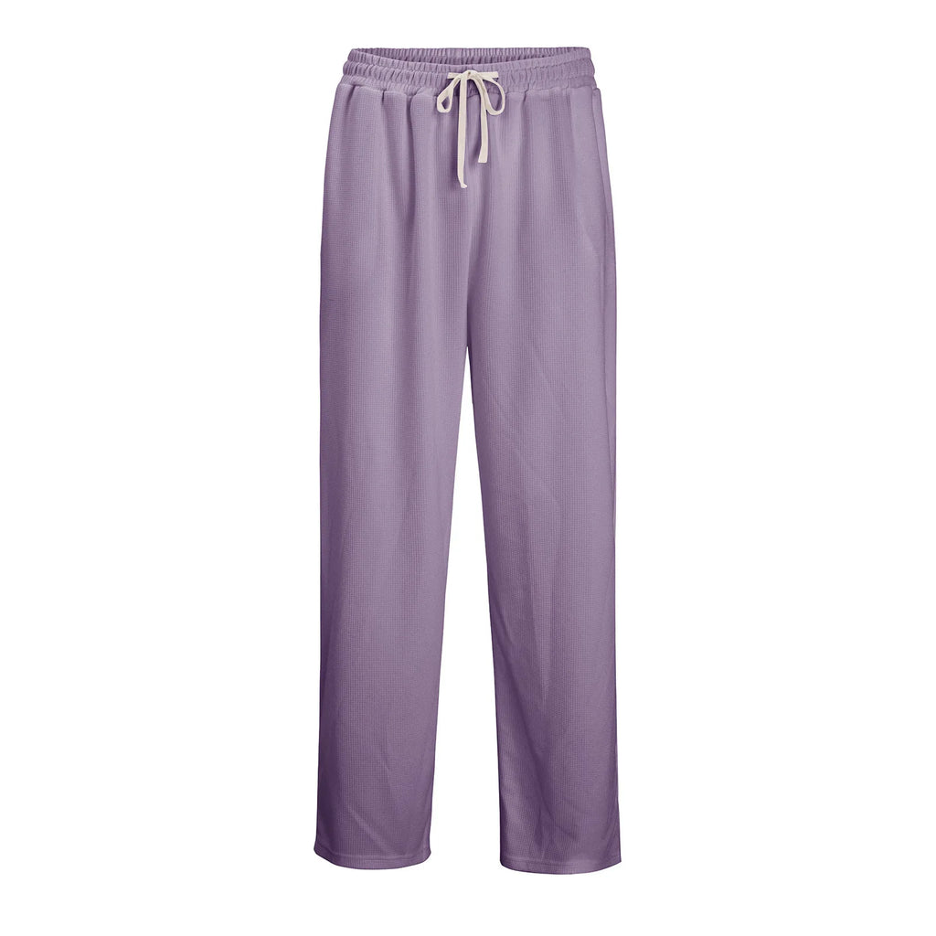 European and American Style Men's Spring Autumn Fashion Brand Loose Droopy Wide Leg Sports Casual Long Pants