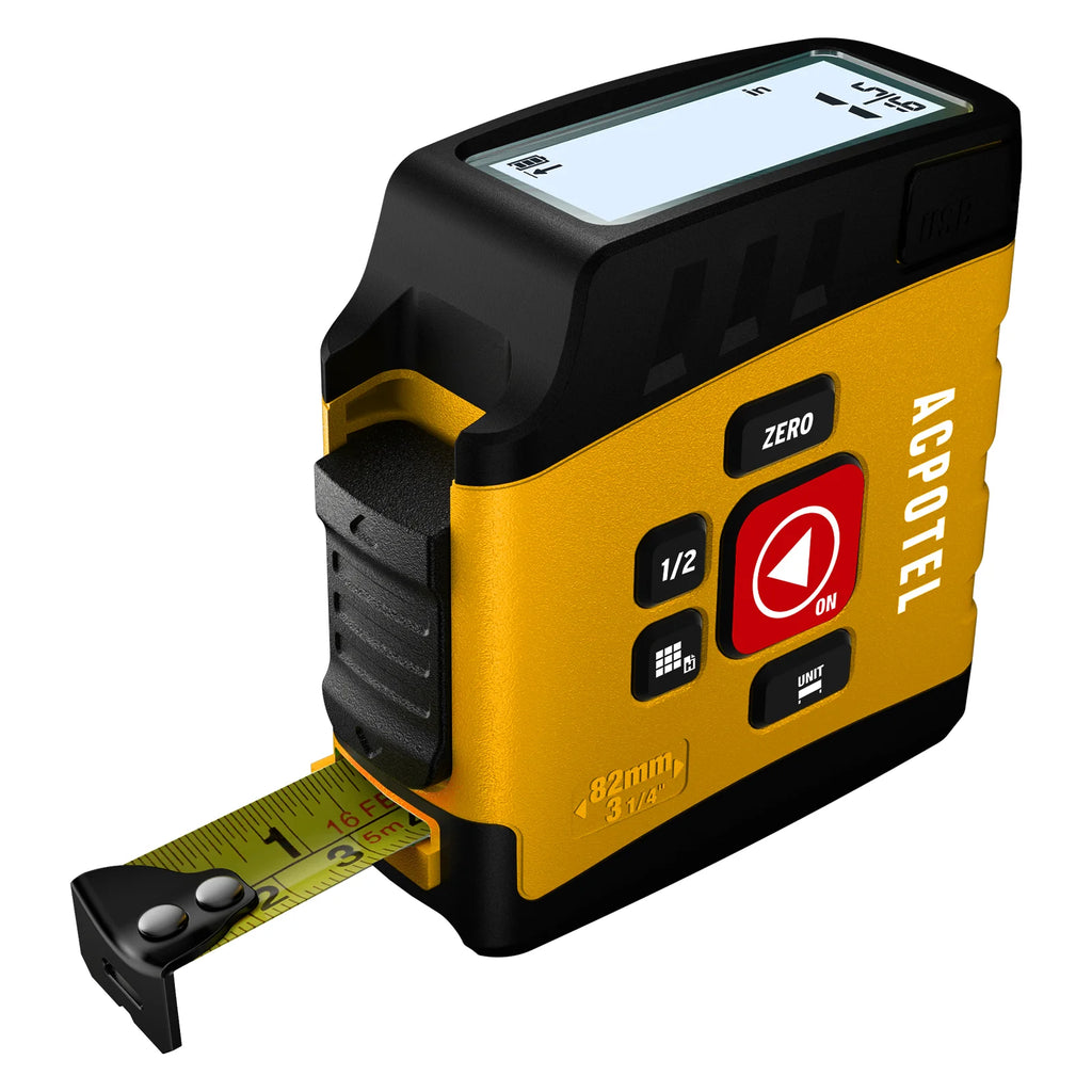 MiLESEEY  2-in-1Digital Reading Tape measure DT20 5m Rechargeable Measurement Tool, for Distance/Area/Volume