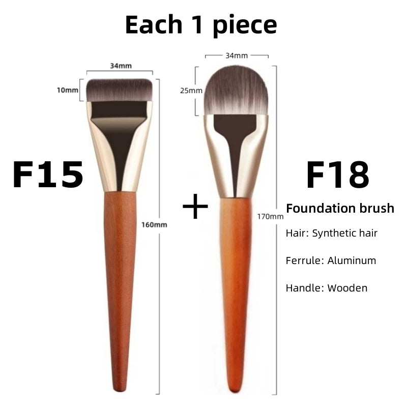 Ultra Thin Foundation Makeup Brushes Flat Top Angled professional Face Contour Make Up Brush