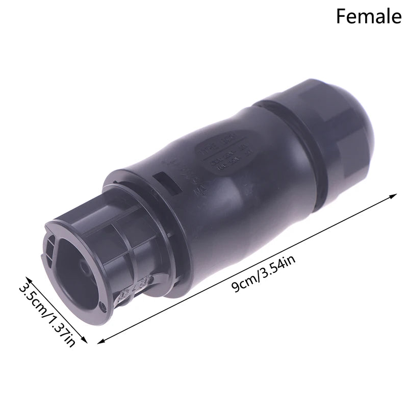 Solar Connector IP68 3 Pin Waterproof PV Adapter for Micro Inverter Hoymiles Deye APsystems Plug and Play 2026 New