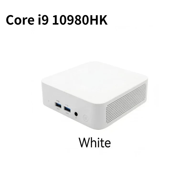 Intel Core i9-10980HK Mini PC Win11 16GB DDR4 2TB NVMe SSD WiFi6 BT5.2 4K HDMI Compact Gaming Office Streaming Workstation