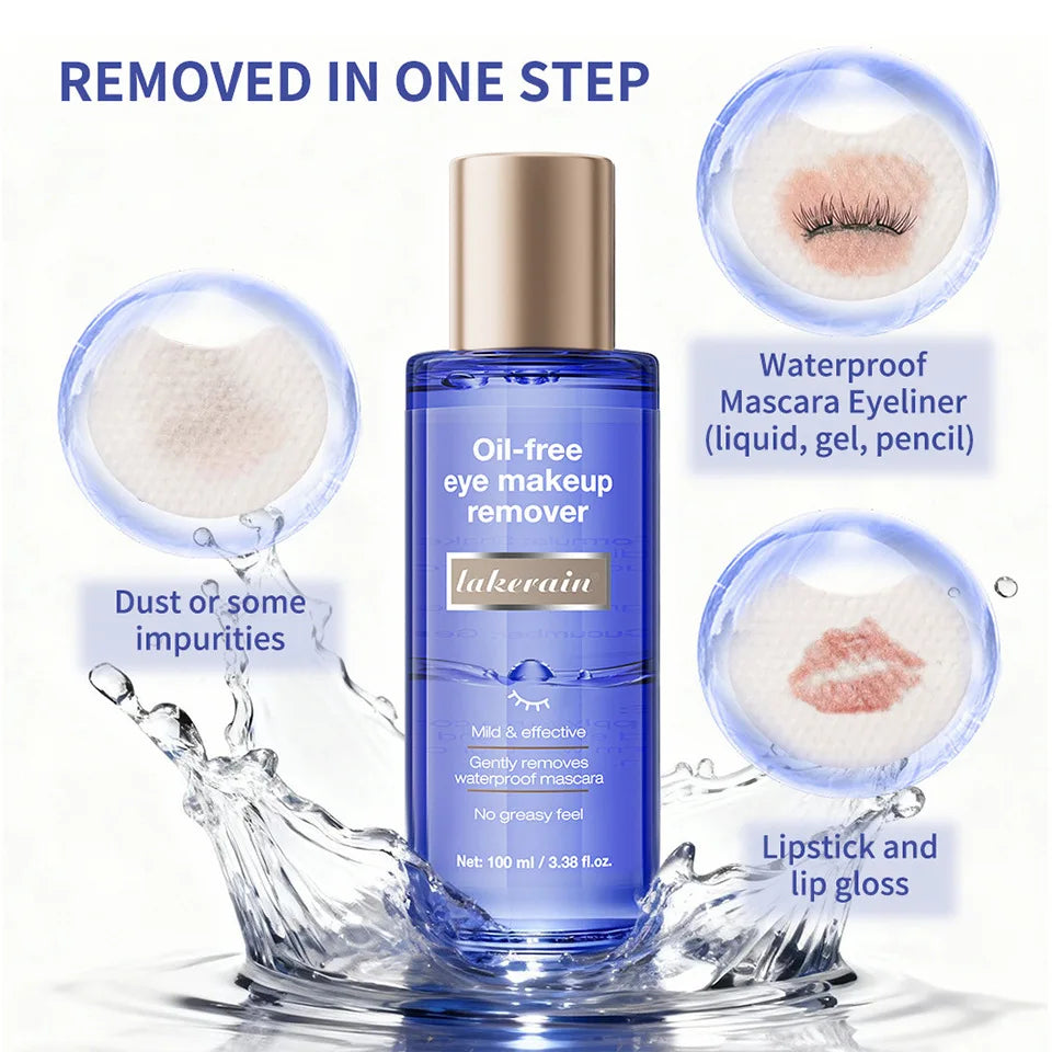 100ml Mild Oil-Free Eye Makeup Remover, Deep Cleansing Liquid