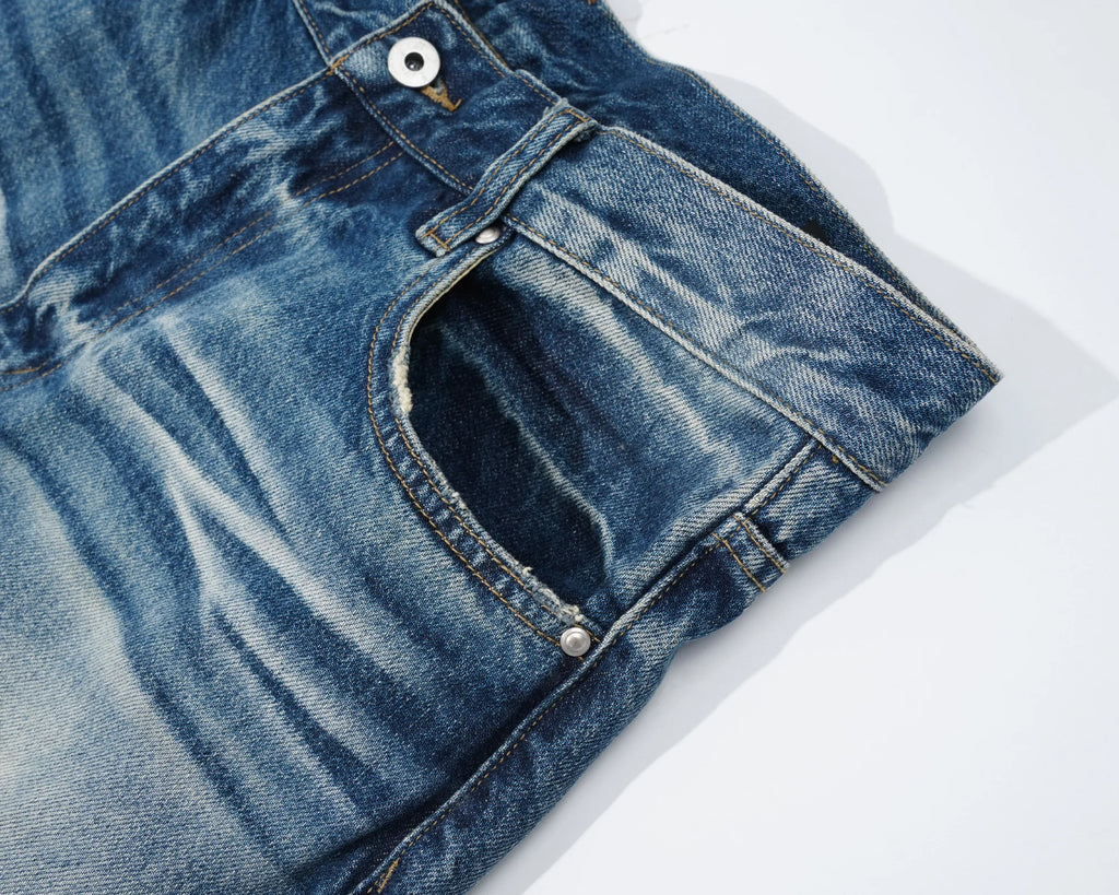 Yao Fashion Basic Style Daily Wear Street Style Retro Unisex Pants Y2k High Street Loose Vintage High Quality Jeans For Men