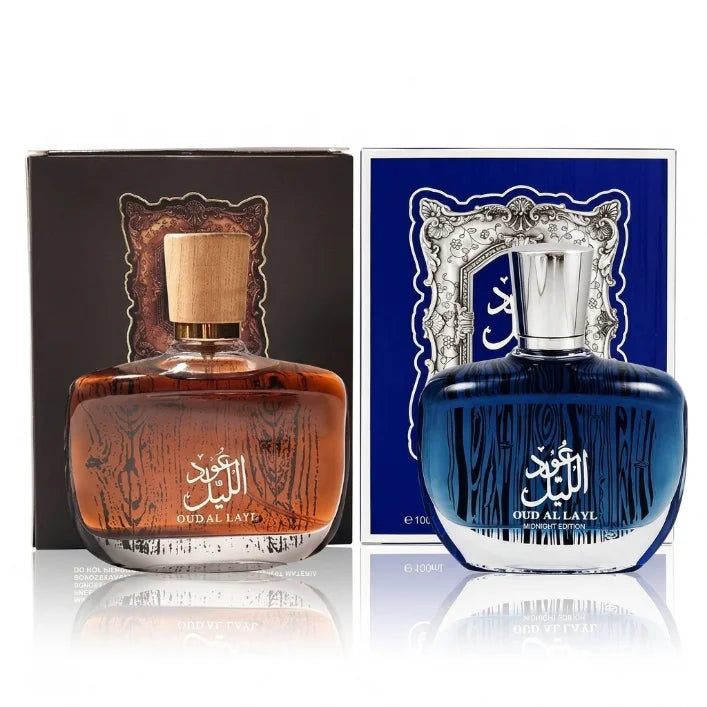Luxury Oriental Oud Al Layl Eau De Parfum Long Lasting Fragrance Spray For Men And Women Arabian Perfume Body Mist Scent
