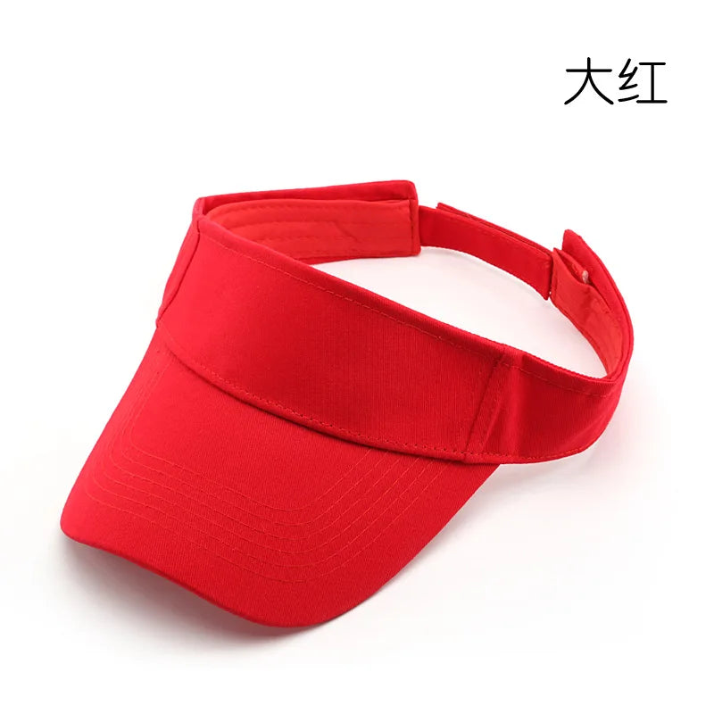 Fashionable retro solid color flat brim baseball cap, outdoor women's sun protection breathable open-top cap, duckbill cap