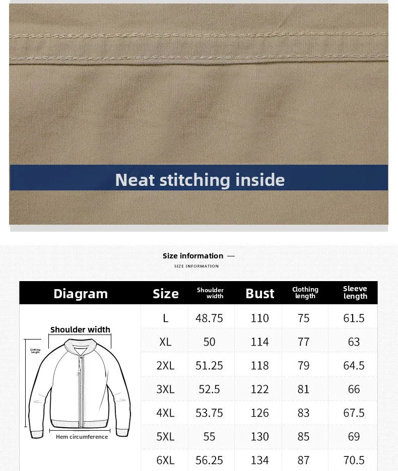 Men's Long Sleeve Outdoor Workwear Shirt Breathable Comfortable Cotton Sweat Absorbent Casual Business Style Loose Fit Spring...