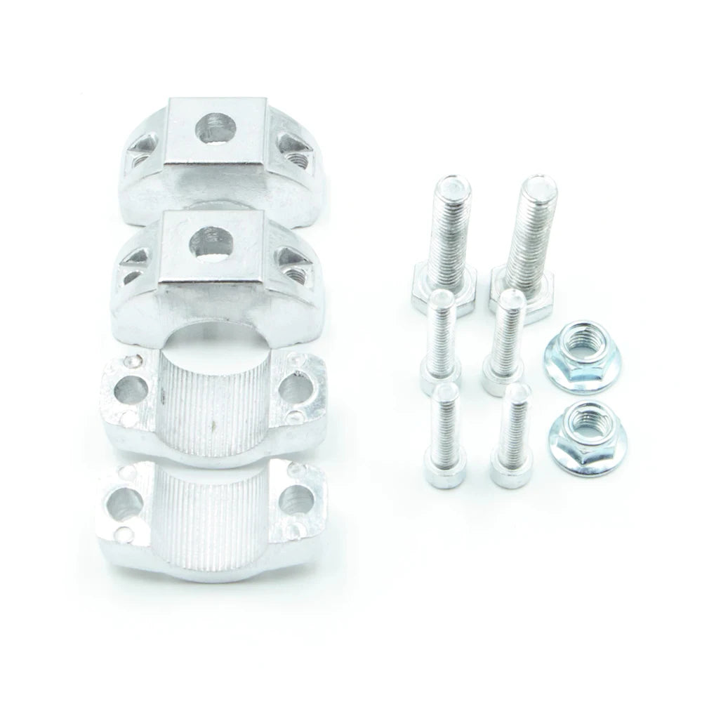 Motorcycle 7/8'' 22mm Handlebar Bar Risers Mount Bracket Clamp Taper For 47 49cc Engine 2 Stroke Pocket Bike Mini Dirt Bike Part