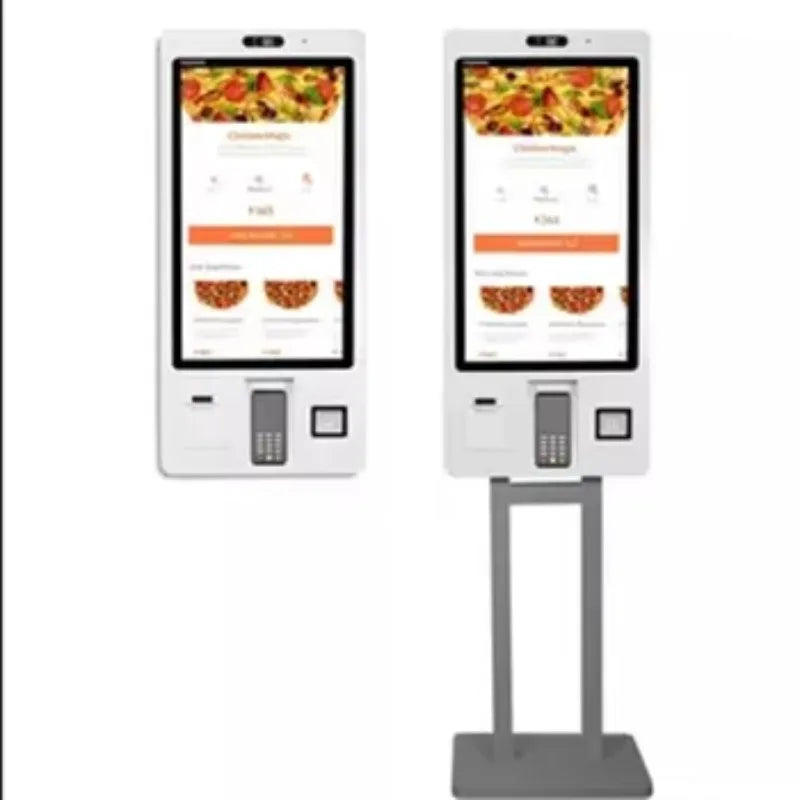 Self-service Kiosk Touch Screen Fast Food Payment All in One Self-order Kiosk  Debit Credit Card Payment with POS