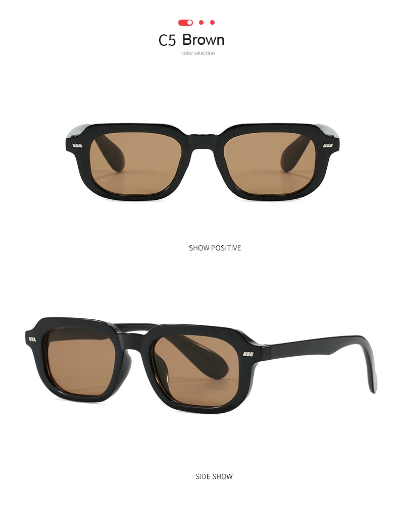 Classic Small Square Sun Glasses Women Men High Quality Sunglasses Travel Driving Candy Color Shades UV Protective Glasses