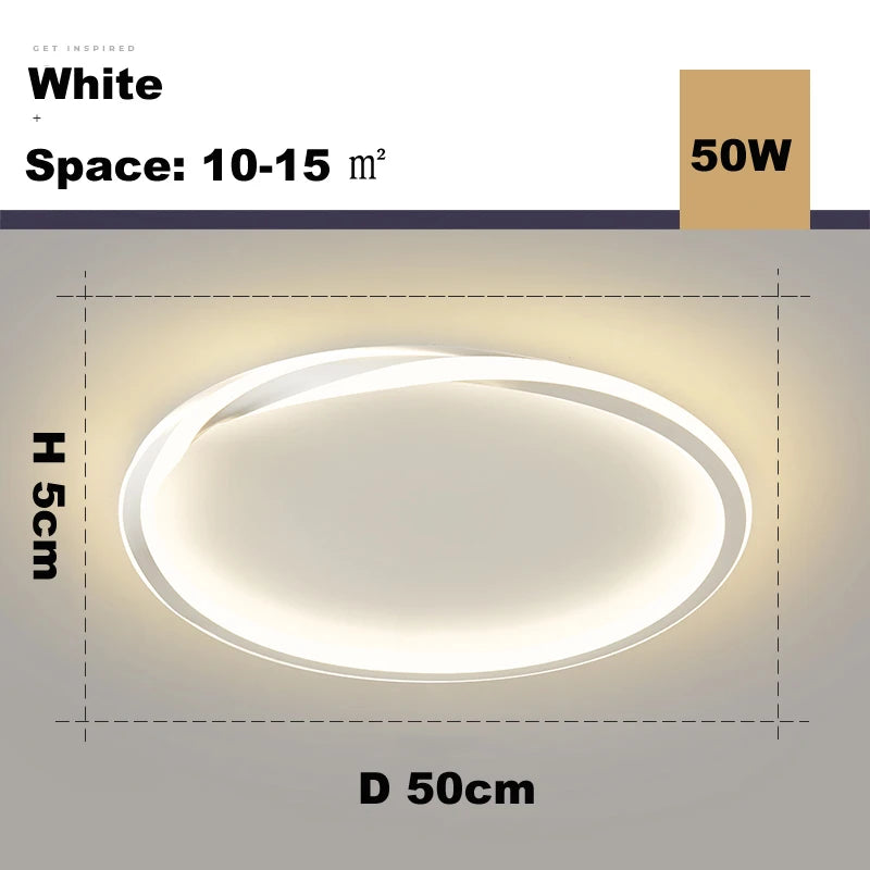 Modern LED Room Decoration Ring Ceiling Light Living Room Bedroom Dining Room Ceiling Lamp Indoor Lighting Decorative Lamps