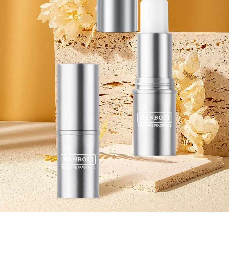 Heart-pounding solid perfume for men and women, light fragrance, long-lasting, natural and fresh perfume, portable perfume
