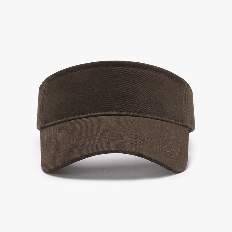 Summer outdoor UV protection visor hat for women, versatile, breathable, large head circumference, sun protection sun hat