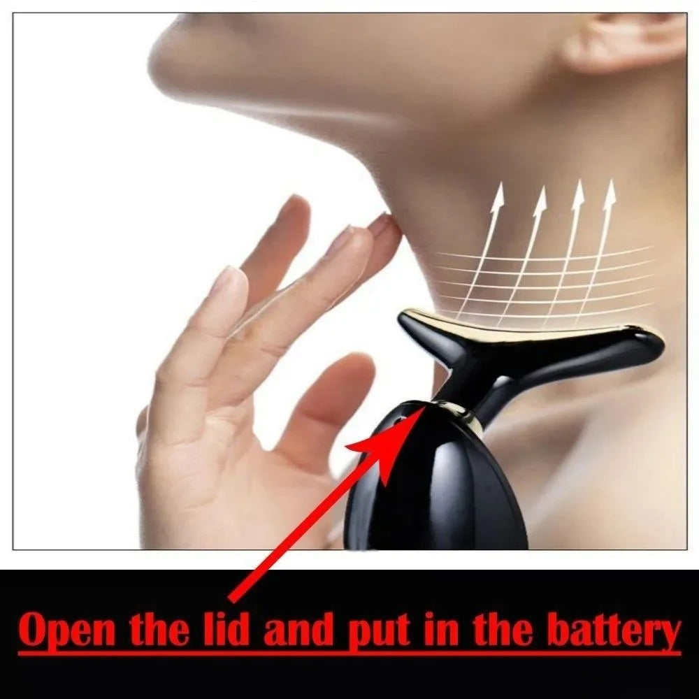 Portable Facial Electric Massager Lifting And Firming Anti Wrinkle Face Neck Massager Electric Beauty Massage Device
