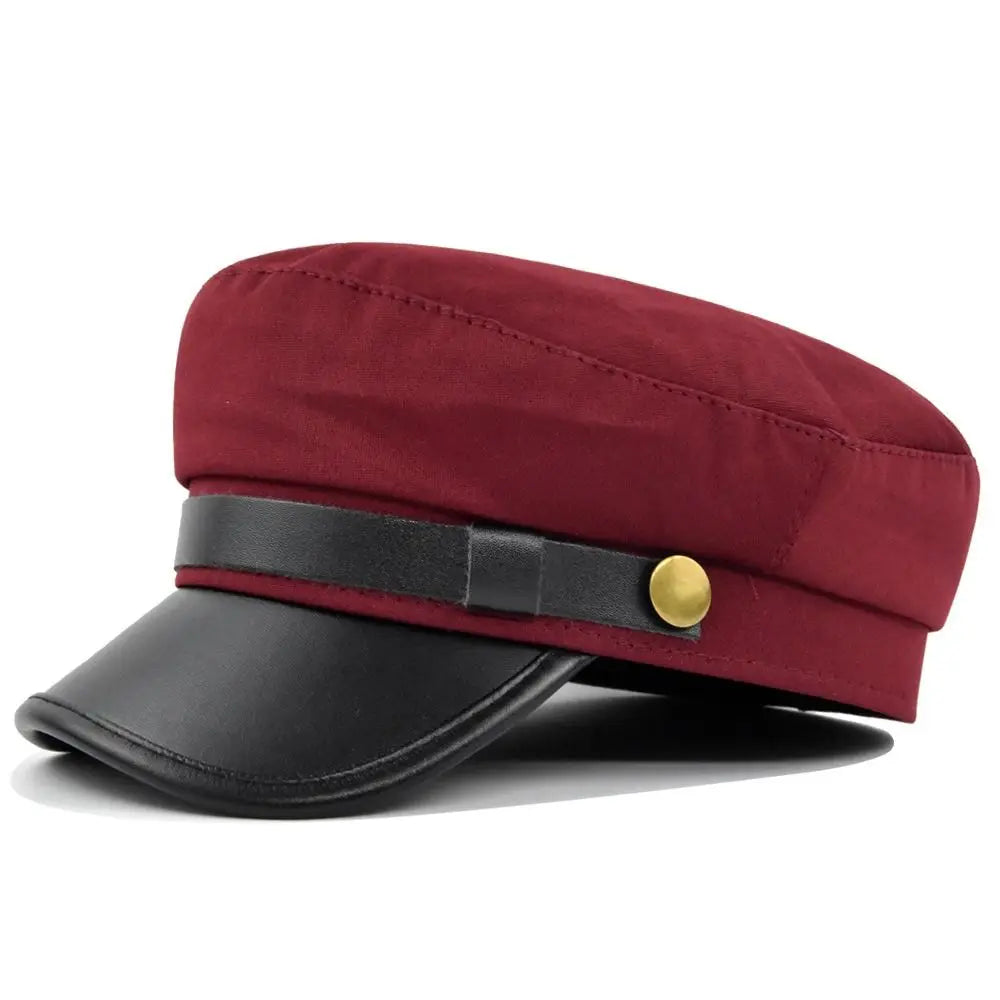 Navy Cap Vintage Flat Cap Octagonal Hat British Style Beret Hats Salior Hat Newsboy Hat Flat Peaked Caps Outdoor Travel