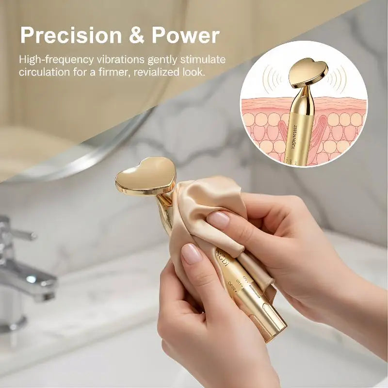 Facial Beauty Device Electric Face Lifting Anti Wrinkle Eye Massage Cream Introducer Skin Rejuvenation Anti Aging Skincare Tool