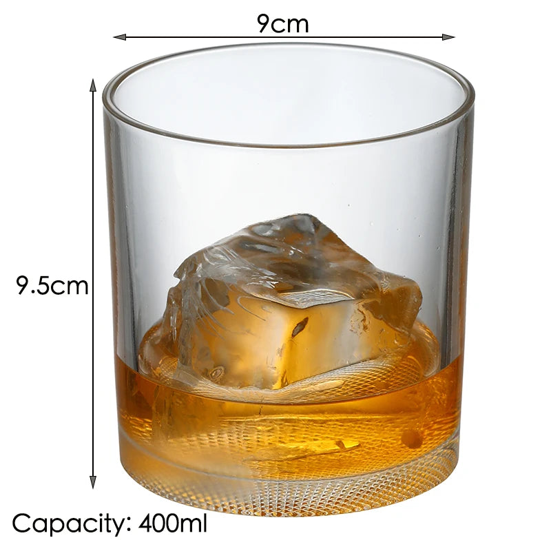 Whiskey Glasses,Scotch Glasses,Old Fashioned Whiskey Glasses/Perfect Gift for Scotch Lovers/Style Glassware for Bourbon/Rum