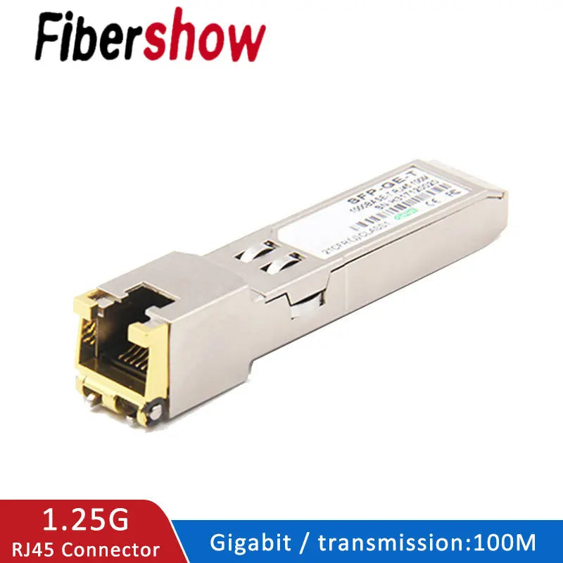 SFP Module Ethernet Port SFP Module RJ45 Switch GBIC 10/100/1000M Connector SFP Copper RJ45