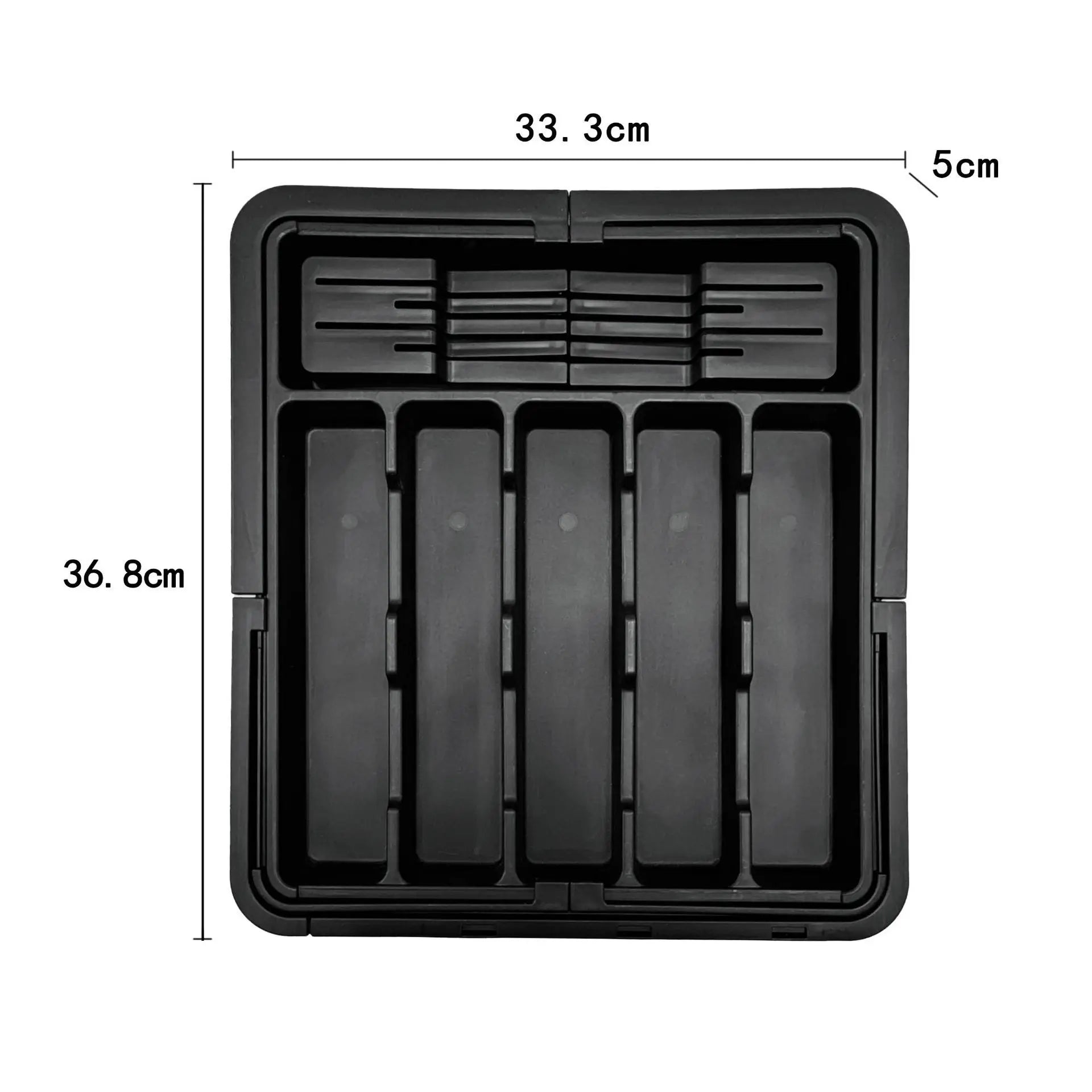 Adjustable Expandable Cutlery Drawer Organizer, Kitchen Utensil Storage Tray