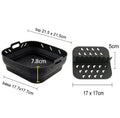 Dishwasher safe Square Silicone Air Fryer Liner Reusable Heat Resistant eazy clean air fryer silicone liners with divider