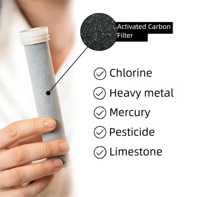 High Pressure Filter Shower Head Nozzle Impurities Beauty Purification Bathroom Showerhead Accessories Universal Water Saving
