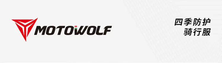 MOTOWOLF Men Motorcycle Riding Jacket Removable Waterproof Thermal Liner Windproof Anti‑Fall Motorbike Touring Racing Coat