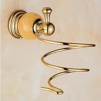 New brass and Jade Gold Bathroom Accessories Set,Paper Holder,Towel Bar,Soap basket,towel rack,towel ring, bathroom Hardware set