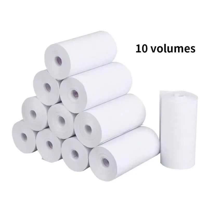 80mm Thermal Receipt Paper 3/6/10Rolls White Paper For 80mm Mini Portable Thermal Receipt Bill Printer For Business Printing
