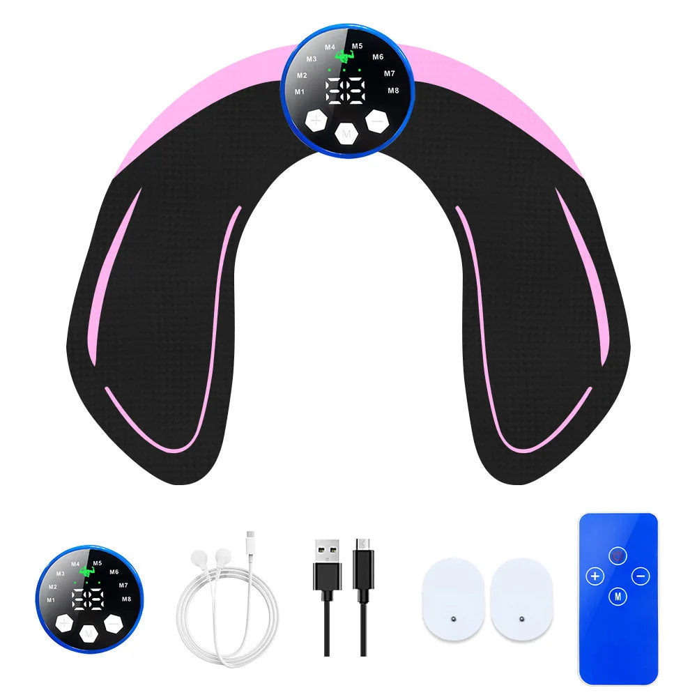 Wireless EMS Body Sculptor With Rechargeable Dual Channel Muscle Toner Butt Trainer 29 Levels 8 Modes For Home And Gym Workout