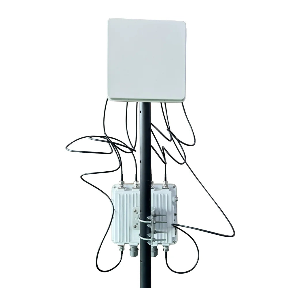 5G Tri-band Outdoor Antenna 4x4 Panel Directional High Gain 23dbi Outdoor Antenna WiFi Access Point