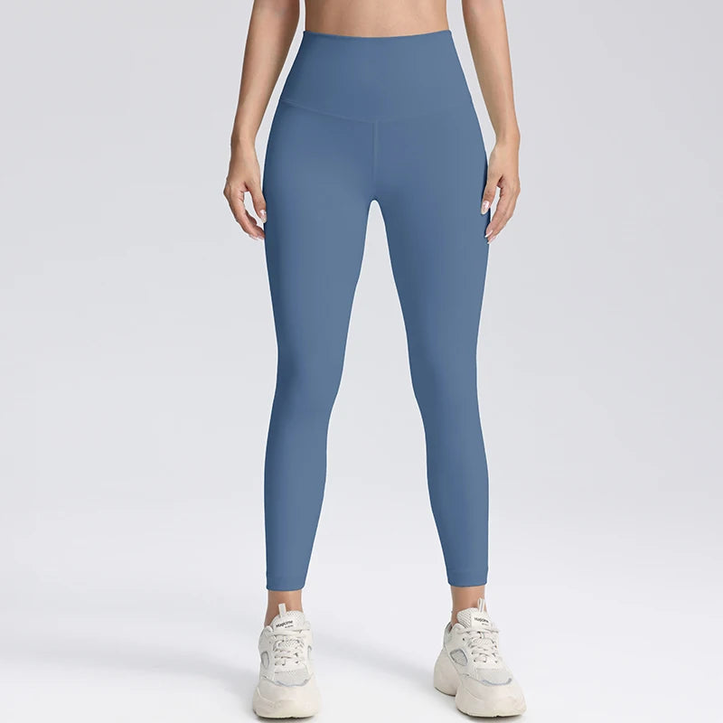 High Waisted Compression Leggings Hip Lifting Yoga Pants Women's Sports and Fitness Tight Cropped Pants