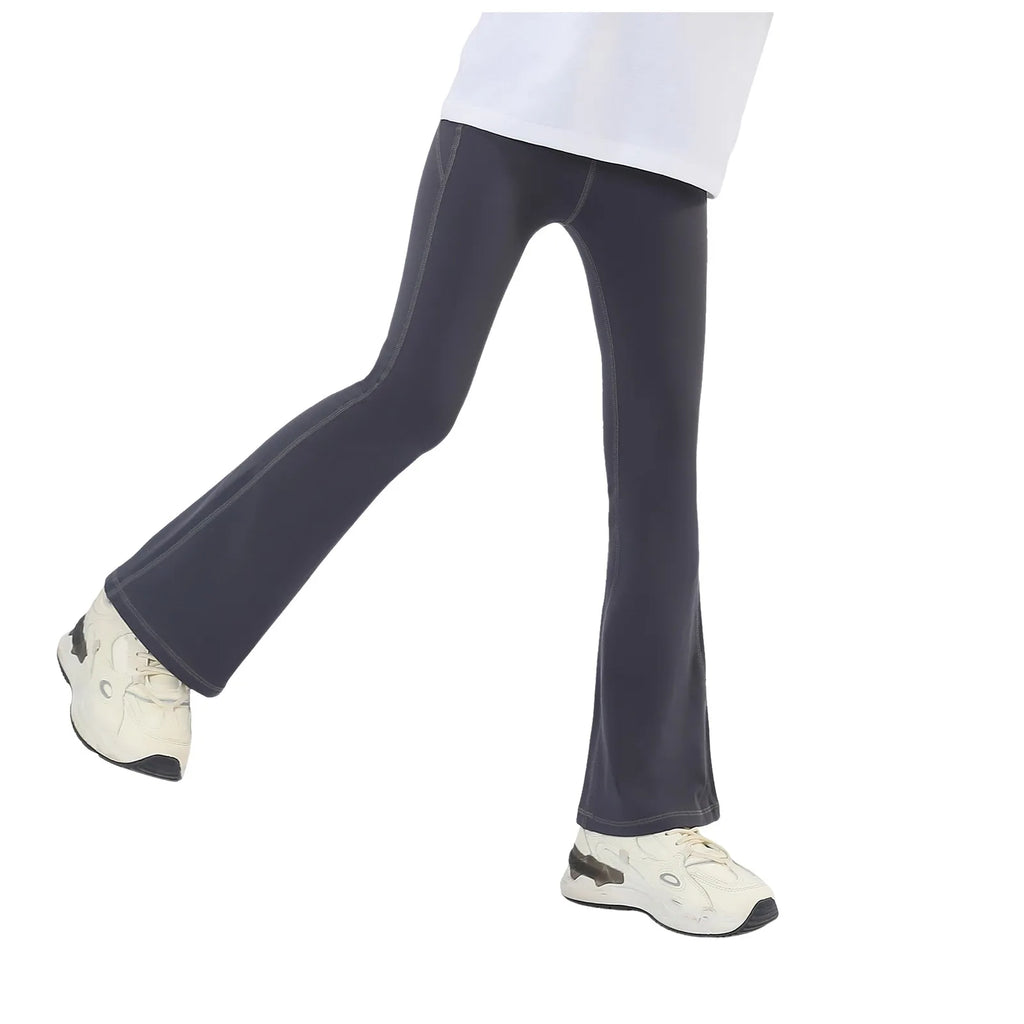 Girl Clothes Size Small Girls' Casual Active Flare Leggings Kids Dance Workout Yoga Pants Comfy Little Girls Skating Pants