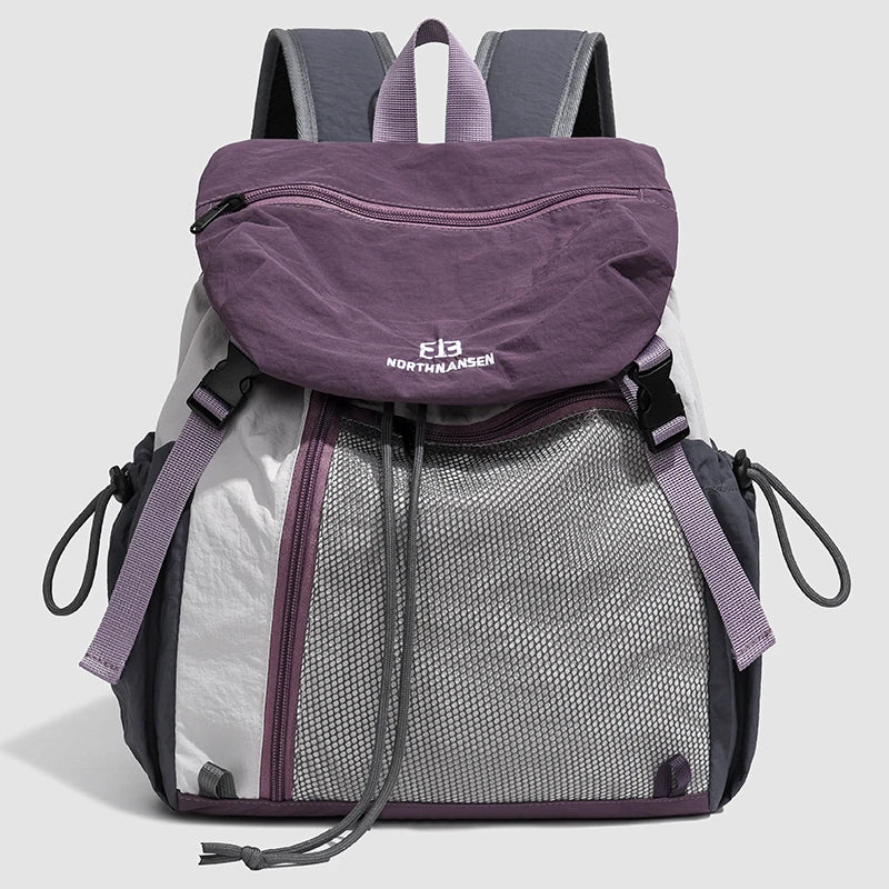 Fashion Commuter Backpack Female Waterproof Nylon Daypack Women Large Capacity School Bag for Girls Lightweight Travel Knapsack