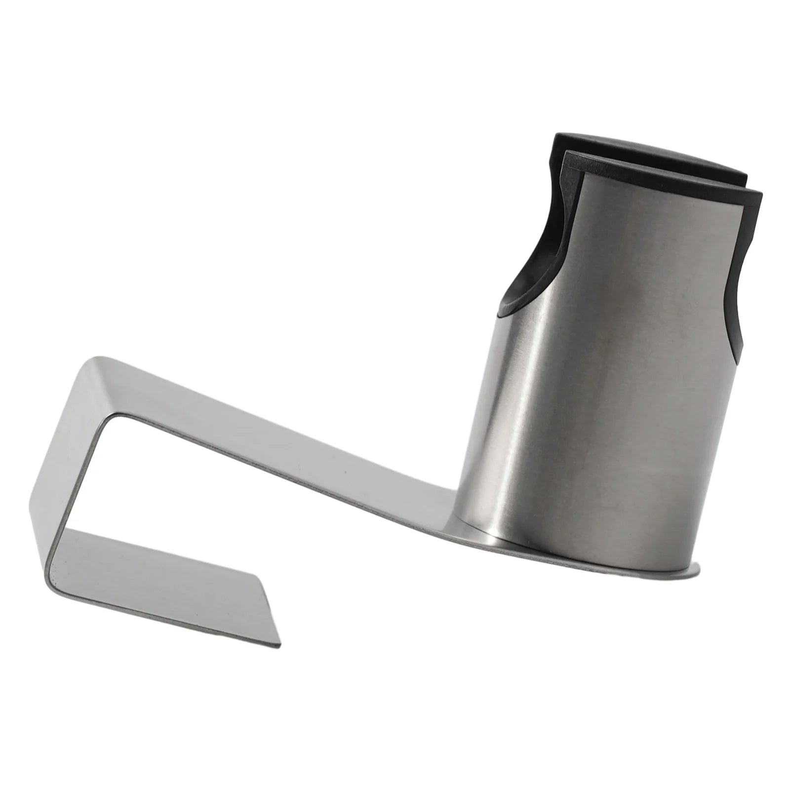 Bidet Sprayer Holder for Toilet Bathroom in Brushed Nickel Stainless Steel with Dual Mount Capability for Wand Use