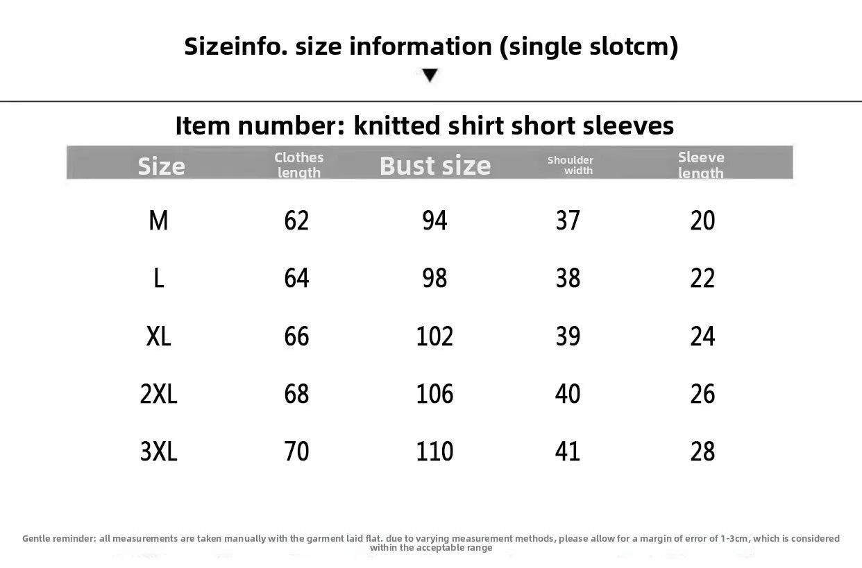 Trendy Polo Shirt for Men Summer Solid Color Top Versatile Knit Style Korean Short Sleeves Casual Fashion T-shirt