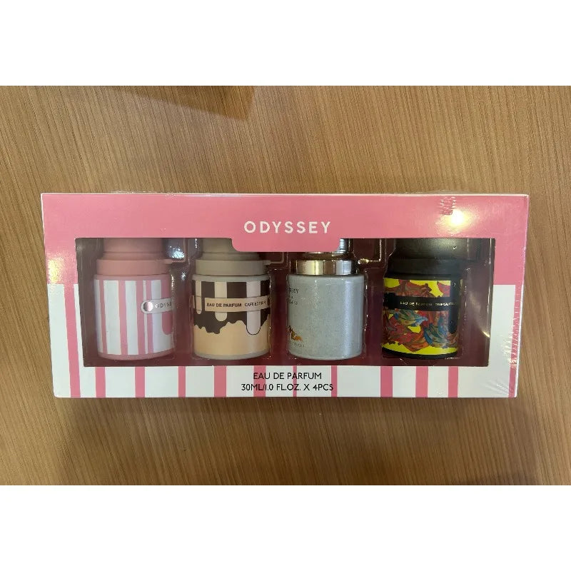 30ml×4 Luxury Arabic Perfume Set Long Lasting Mini Fragrance Collection Portable Elegant Woody Rich Smooth Exotic Premium Scent