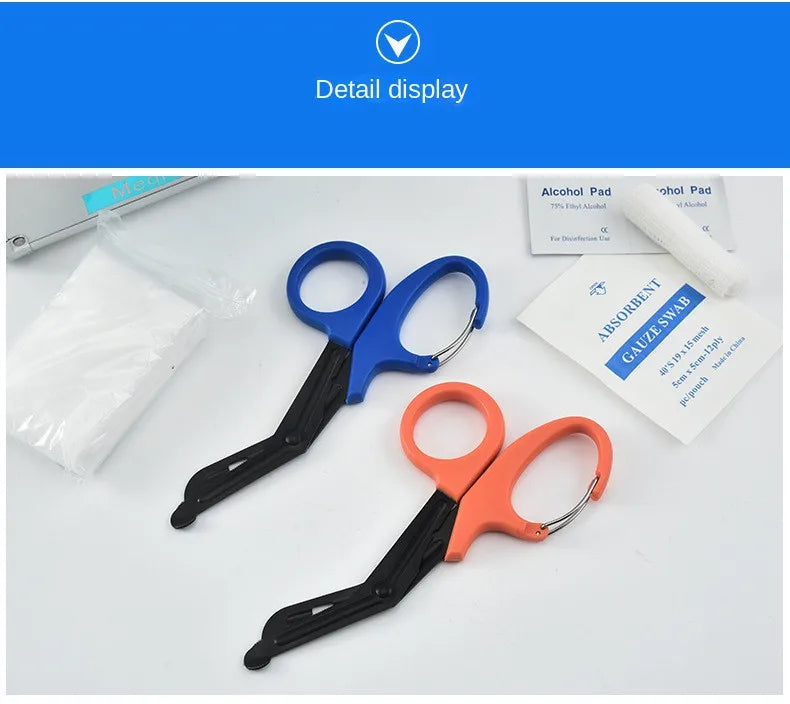 Camping Outdoor  gear tactical rescue Scissor trauma gauze Emergency First Aid Shears Paramedic bandage Medical Scissors Tools