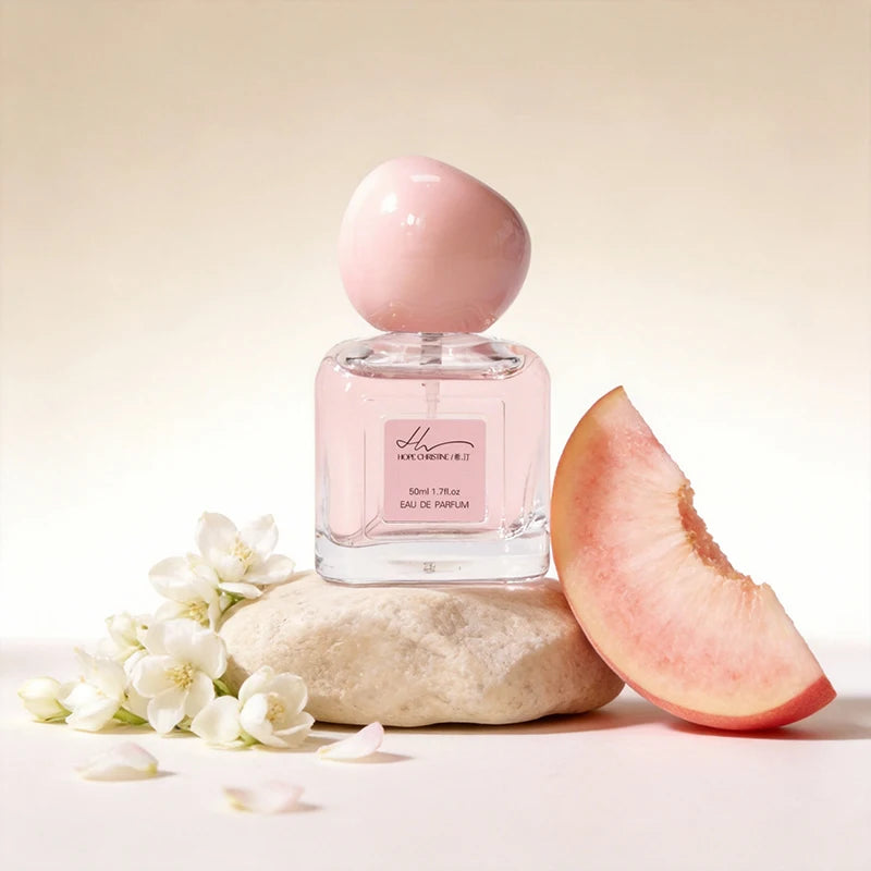 HOPE CHRISTINE Peach Perfume Eau De Parfum for Women 50ML Long-Lasting, Elegant Gift for Birthday & Valentine's Day