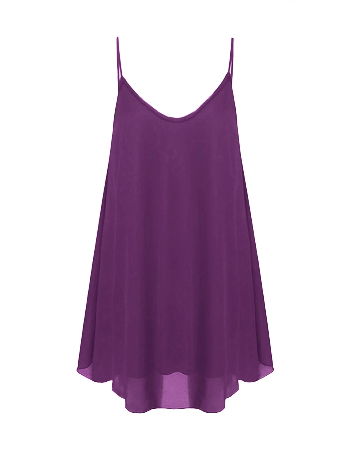 Plus Size Ladies Backless Cami Dress V-Neck Spaghetti Casual Beach Short Dresses