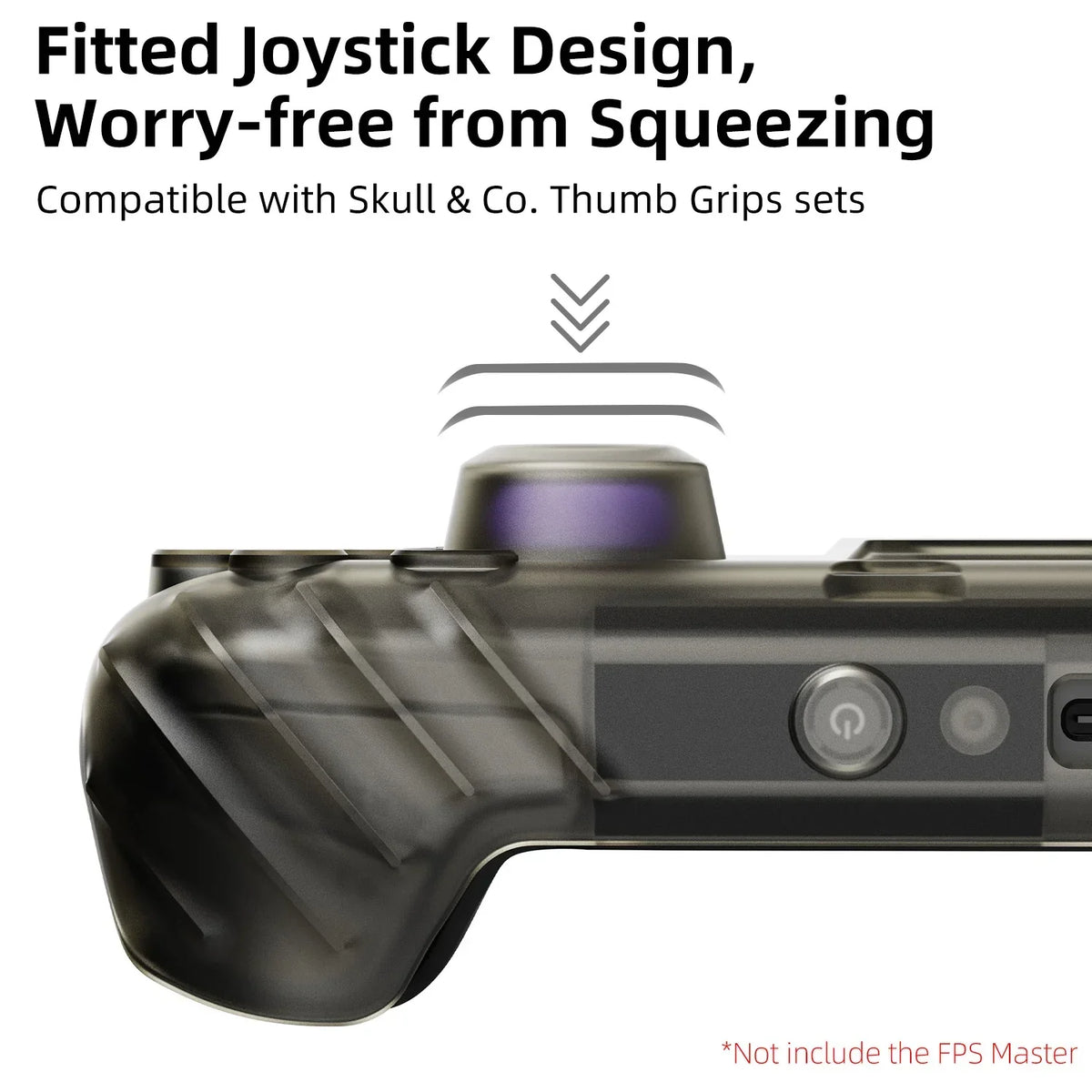 Skull & Co. HardShell Front Cover Bundle GripCase Portable Protective Case StandGrip for Steam Deck LCD/OLED Game Console