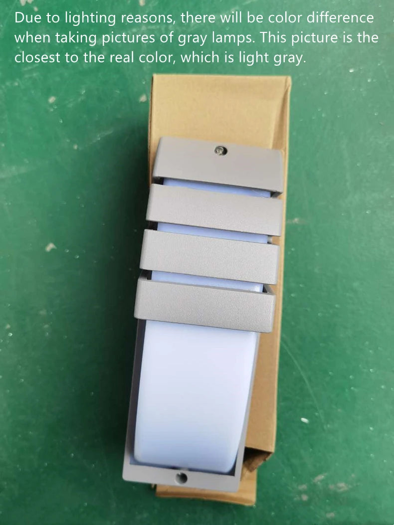 Outdoor LED Wall Lamp E27 IP65 Waterproof Aluminum Garden Porch Light 110V 220V Exterior Decor Sconce Street Lighting Fixture