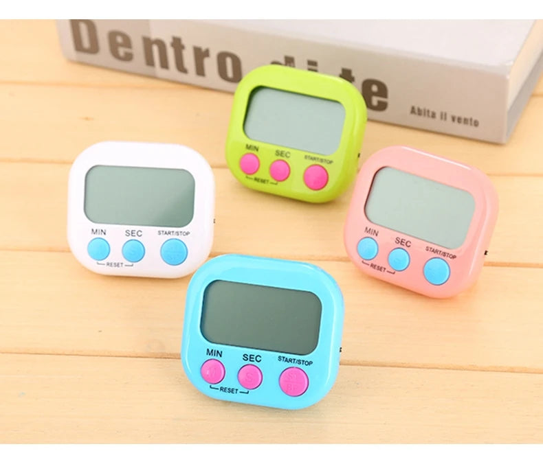 Timer Digital Chronometers For Cooking Egg Study Classroom Kids Countdown Clock Kitchen Gadgets Utensil Accessories Stopwatch