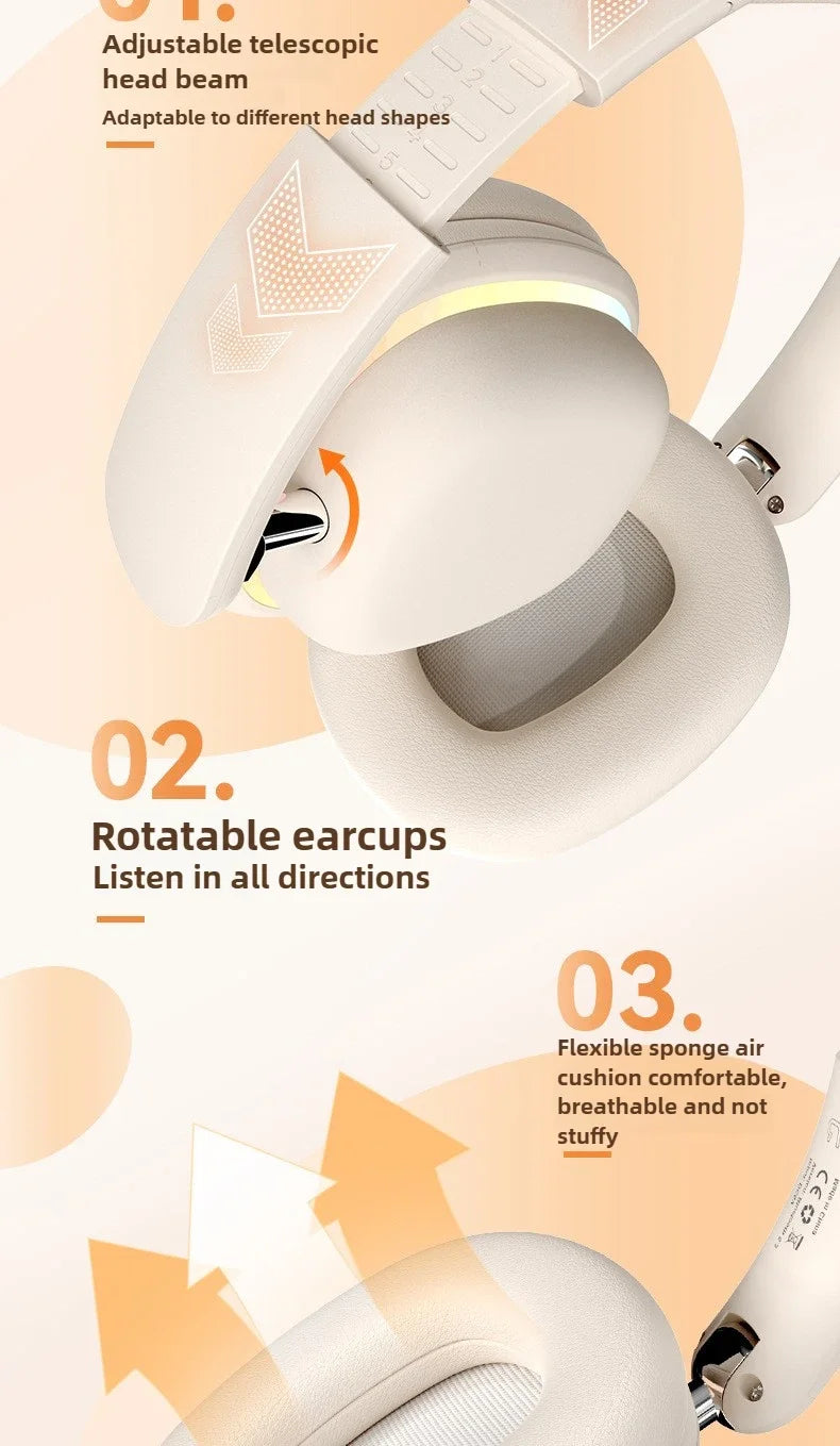 Original Bluetooth Headphone Headset SY-T3 High Quality Noise Reduction Wireless Microphone Wired Earphone Gamers Headphones