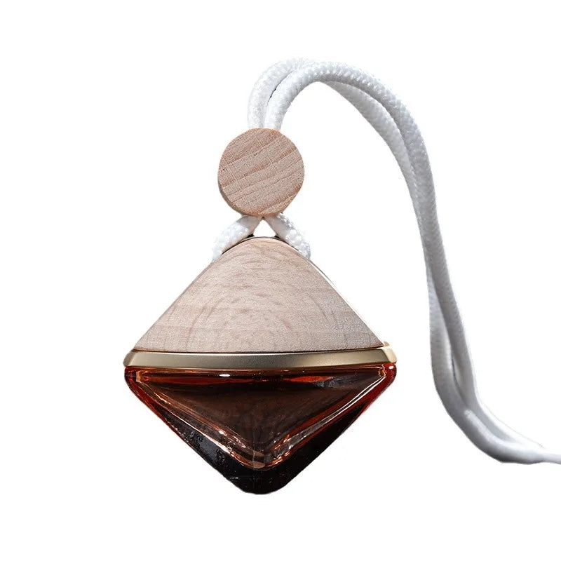 Perfume Bottle Glass Air Freshener Car Fragrance Ornament Pendant Hanging Mini Auto Ornament Essential Oils Diffuser Bottle