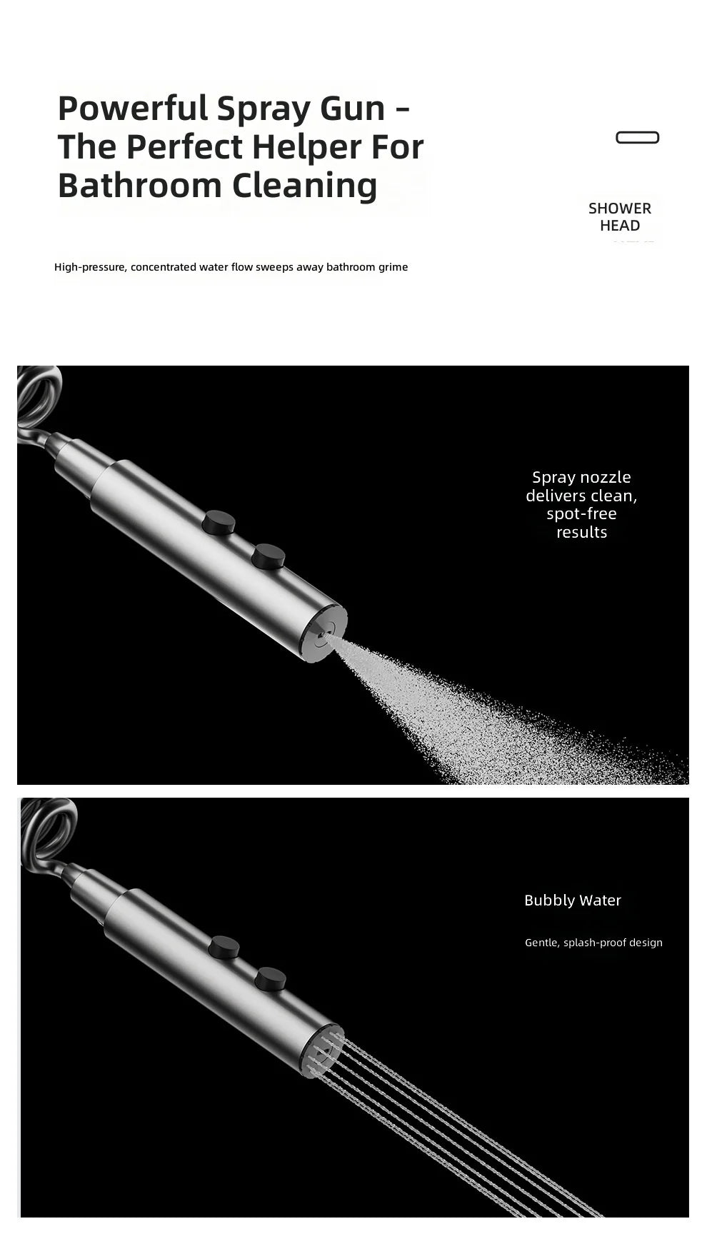 Shower Set, Thermostatic LED Display, Piano Key Pressurized Nozzle, Bathroom Home Decor, Water Saving Faucet System