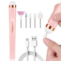 Nail Grooming Set 5-in-1 Professional Electric Machine Lighted Manicure Nail Device Portable Nail File Pedicure Tools Nail Art