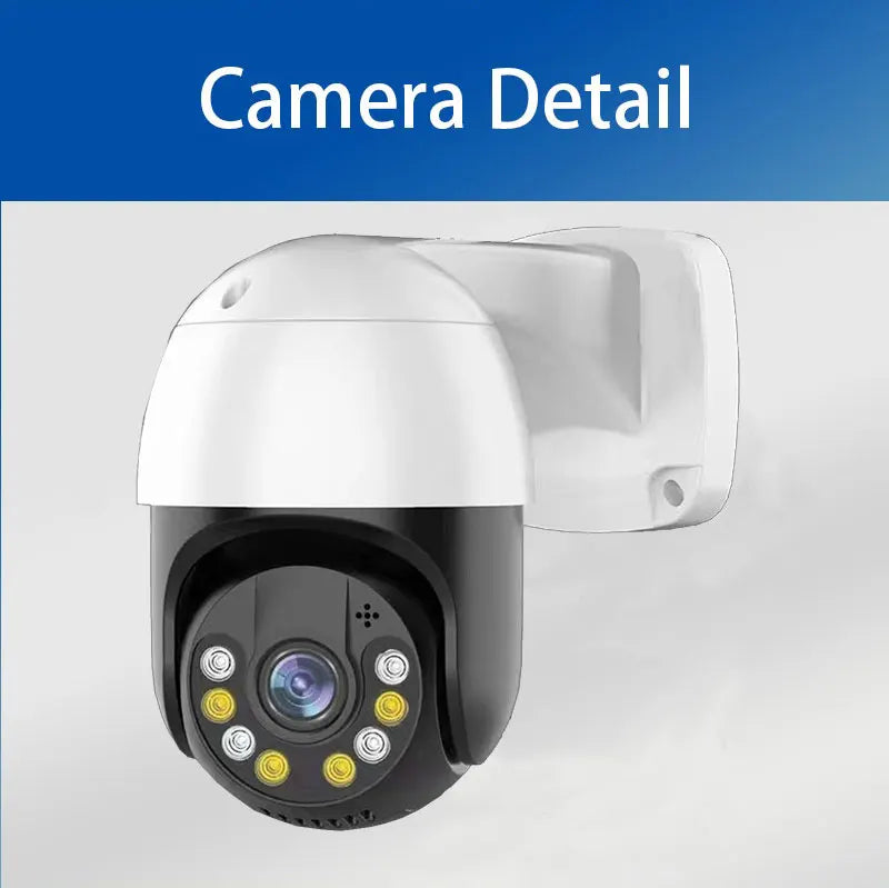 4 Channel 3MP/5MP Dome IP Camera Set with Two-Way Audio Rotating CCTV System, Waterproof 4K POE NVR Kit